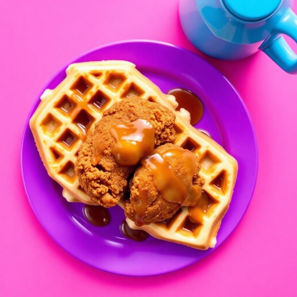 Chicken and waffles